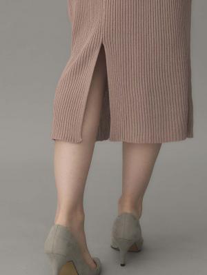 マタニティ ワンピース|フロントボタンリブニットワンピース　マタニティ・産後授乳服【出産後も長く使える】Rosemadame（ローズマダム）