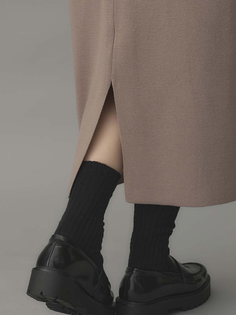 マタニティ ワンピース|スムーストップス×ニットジャンドレアンサンブル　マタニティ・産後授乳服【出産後も長く使える】Rosemadame（ローズマダム）