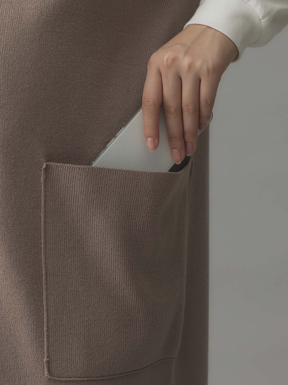 マタニティ ワンピース|スムーストップス×ニットジャンドレアンサンブル　マタニティ・産後授乳服【出産後も長く使える】Rosemadame（ローズマダム）