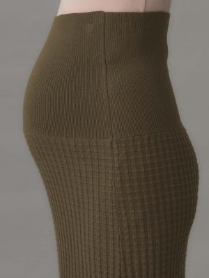 マタニティ スカート|ぽこぽこニットスカート　マタニティ・産後【出産後も長く使える】Rosemadame（ローズマダム）