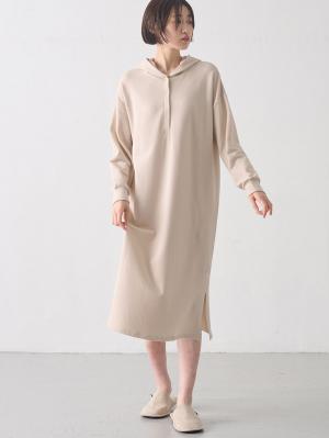 マタニティ パジャマ・ルームウェア|マルチWAYストレッチルームワンピ マタニティ・産後授乳【出産後も長く使える】Rosemadame(ローズマダム)|アイボリー