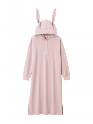 マタニティ パジャマ・ルームウェア|マルチWAYストレッチルームワンピ マタニティ・産後授乳【出産後も長く使える】Rosemadame(ローズマダム)|ピンク