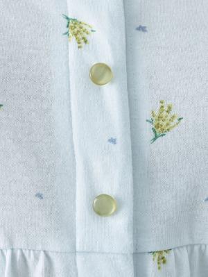 マタニティ パジャマ・ルームウェア|天竺小花柄ネグリジェ　マタニティ・産後授乳パジャマ【出産後も長く使える】Rosemadame（ローズマダム）