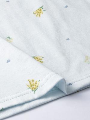 マタニティ パジャマ・ルームウェア|天竺小花柄ネグリジェ　マタニティ・産後授乳パジャマ【出産後も長く使える】Rosemadame（ローズマダム）