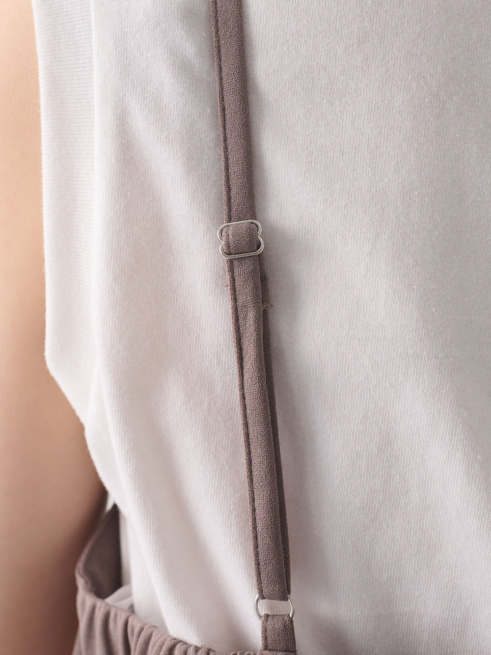 マタニティ パンツ|ジョーゼット風カットソーサロペット　マタニティ・産後【出産後も長く使える】Rosemadame（ローズマダム）