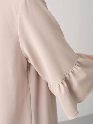 マタニティ ワンピース|ジョーゼット風カットソーワンピース　マタニティ・産後授乳【出産後も長く使える】Rosemadame（ローズマダム）