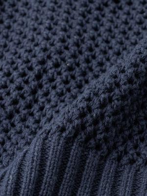 マタニティ トップス|コットンノースリーブ重ね着風ニット マタニティ・授乳服 【出産後も長く使える】