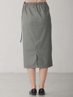 マタニティ スカート|ラップスカート マタニティ・産後 【出産後も長く使える】