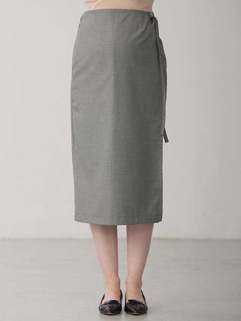 マタニティ スカート|ラップスカート マタニティ・産後 【出産後も長く使える】