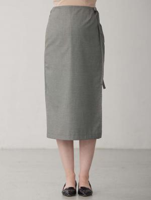 マタニティ スカート|ラップスカート マタニティ・産後 【出産後も長く使える】