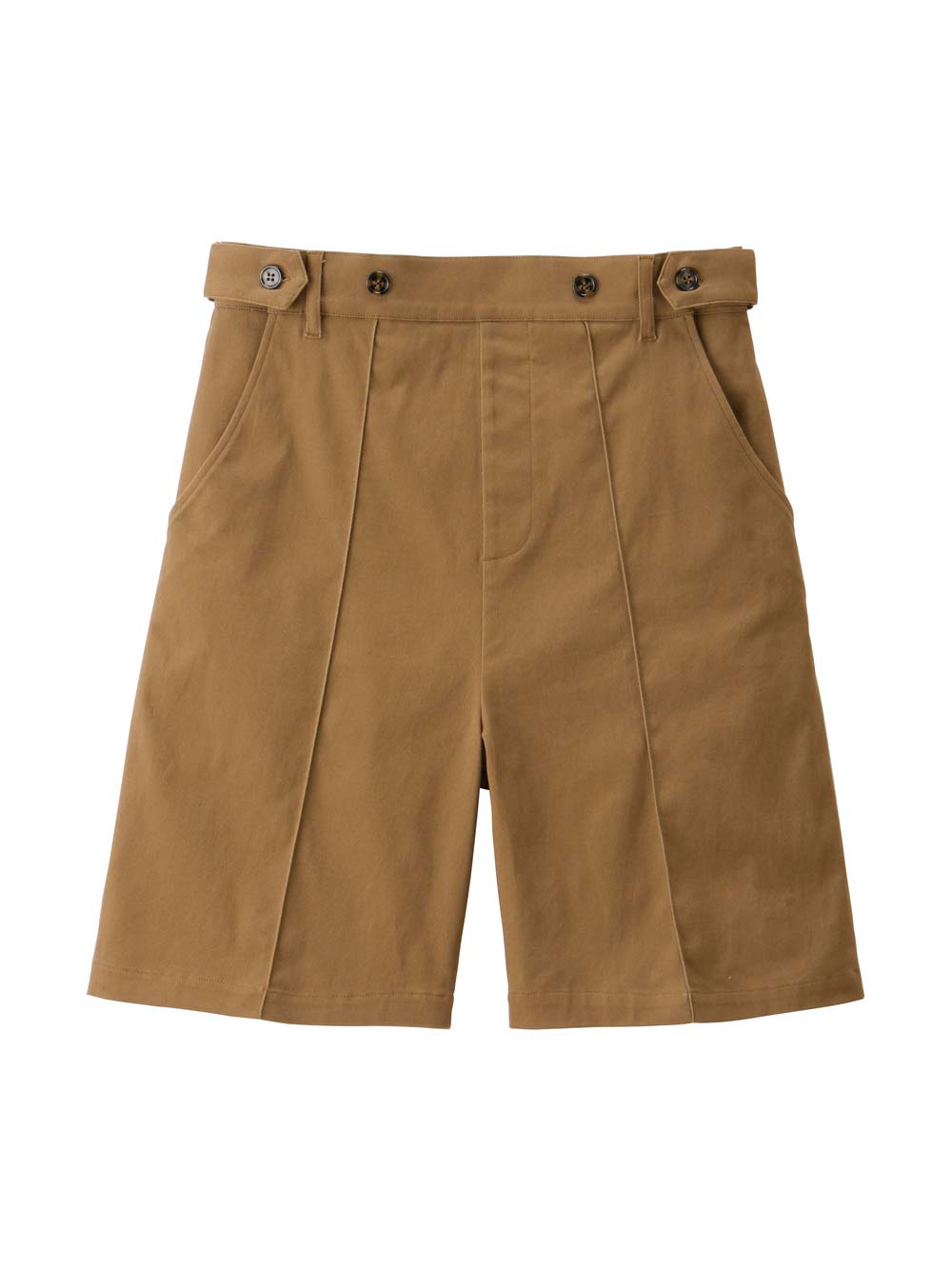 マタニティ パンツ|センターシームハーフパンツ マタニティ・産後【出産後も長く使える】|キャメル