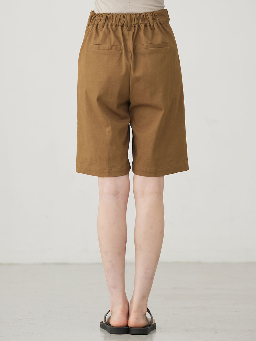 マタニティ パンツ|センターシームハーフパンツ マタニティ・産後【出産後も長く使える】