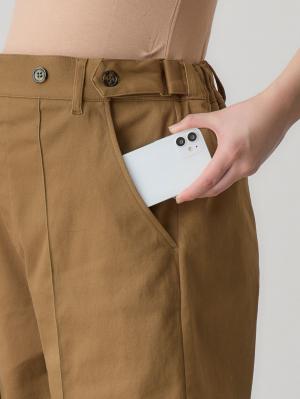 マタニティ パンツ|センターシームハーフパンツ マタニティ・産後【出産後も長く使える】