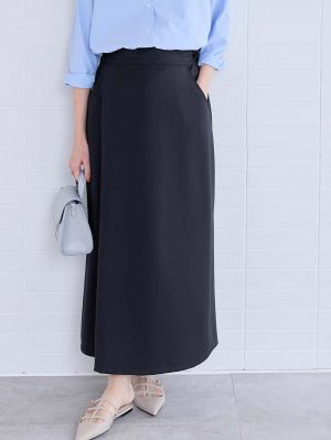 マタニティ スカート|セミフレアースカート マタニティ・産後【出産後も長く使える】|ダークネイビー