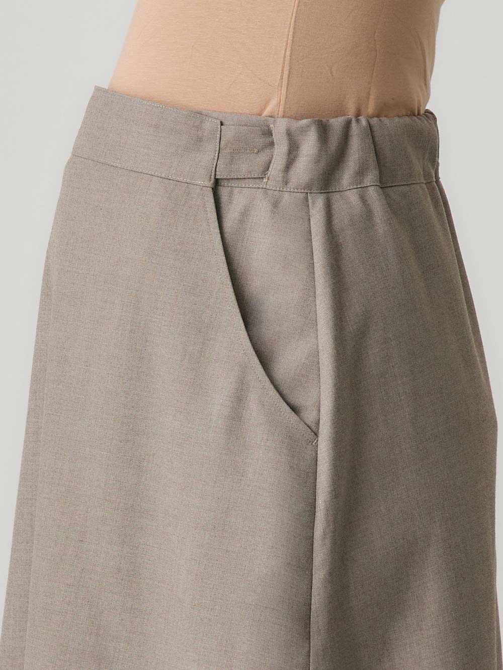 マタニティ スカート|セミフレアースカート マタニティ・産後【出産後も長く使える】