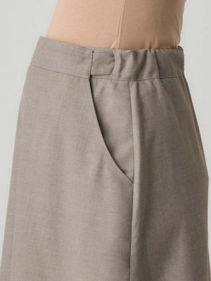 マタニティ スカート|セミフレアースカート マタニティ・産後【出産後も長く使える】