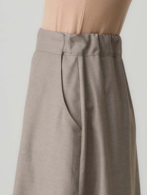 マタニティ スカート|セミフレアースカート マタニティ・産後【出産後も長く使える】