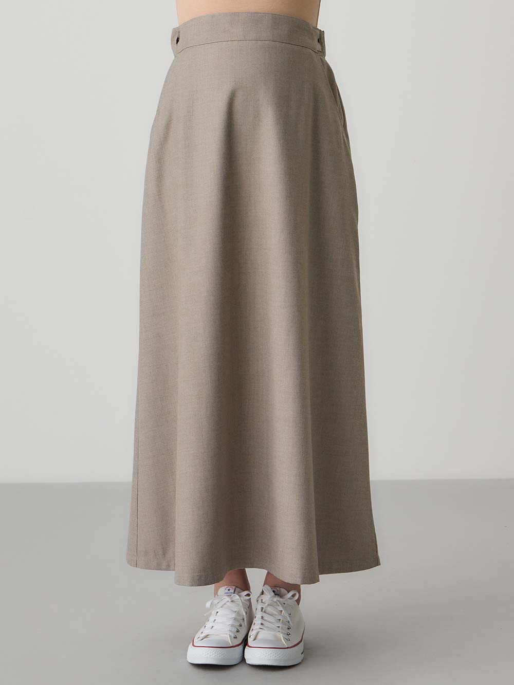 マタニティ スカート|セミフレアースカート マタニティ・産後【出産後も長く使える】