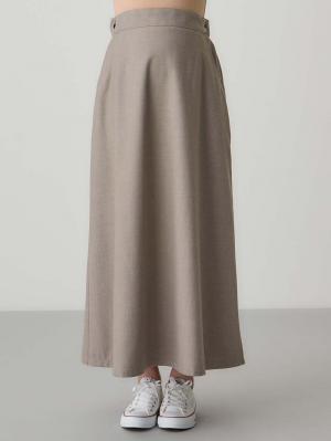 マタニティ スカート|セミフレアースカート マタニティ・産後【出産後も長く使える】