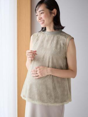 マタニティ トップス|シアーレーストップス マタニティ・産後【出産後も長く使える】|オフ