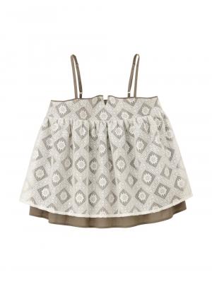 マタニティ トップス|レイヤードキャミソール マタニティ・産後【出産後も長く使える】|カーキ