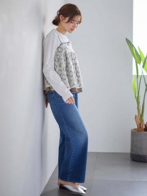 マタニティ トップス|レイヤードキャミソール マタニティ・産後【出産後も長く使える】|カーキ