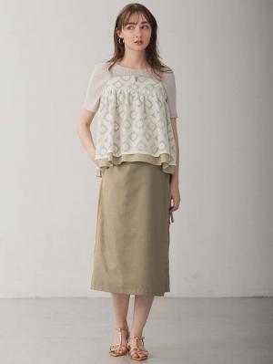 マタニティ トップス|レイヤードキャミソール マタニティ・産後【出産後も長く使える】|ベージュ