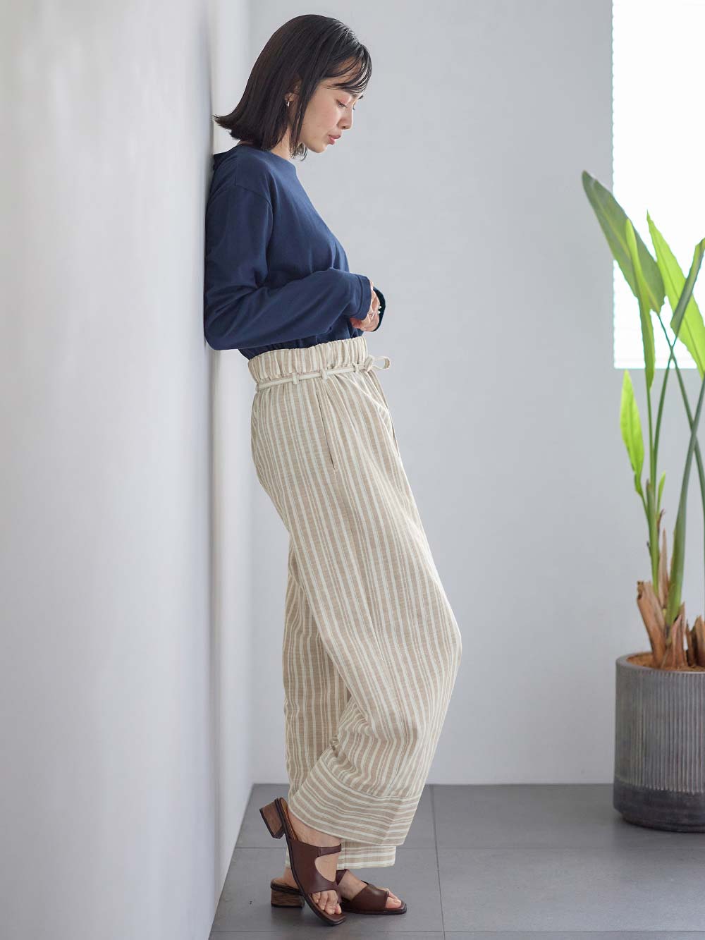 にゃんママ様チェスティ　裾ビジュ―パンツ AMBIDEX Store △○ヴィンテージチノクロス ショートパンツ(36
