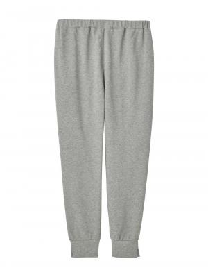 マタニティ パンツ|裾スリットジョガーパンツ マタニティ・産後【出産後も長く使える】|杢グレー