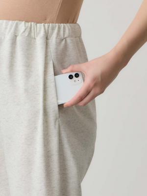 マタニティ パンツ|裾スリットジョガーパンツ マタニティ・産後【出産後も長く使える】