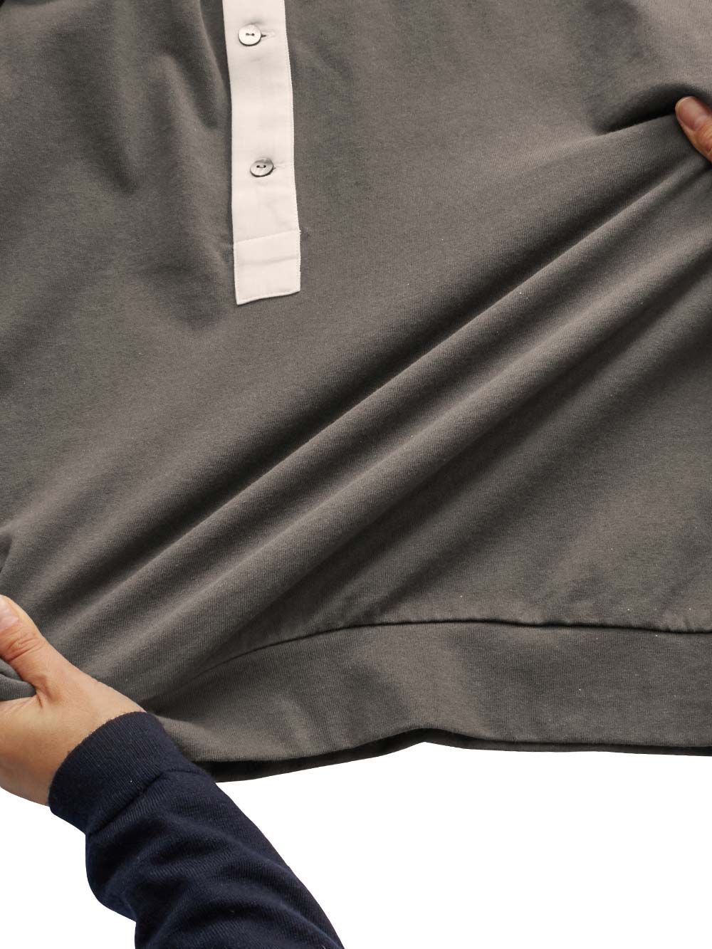 マタニティ トップス|前開きプルオーバー マタニティ・産後【出産後も長く使える】