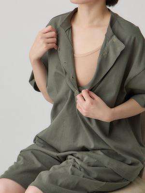 マタニティ パジャマ・ルームウェア|カットソーパジャマ3点セット マタニティ・授乳服 【出産後も長く使える】