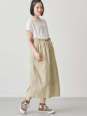 マタニティ ワンピース|授乳がらくちんなドッキングワンピース　マタニティ・授乳服【出産後も長く使える】Rosemadame（ローズマダム）|ベージュ×オフ