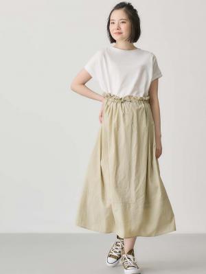 授乳がらくちんなドッキングワンピース　マタニティ・授乳服【出産後も長く使える】Rosemadame（ローズマダム）10526