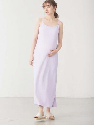 マタニティ ワンピース|【セット】シアーシャツ×授乳がらくちんなキャミワンピース　マタニティ・授乳服【出産後も長く使える】Rosemadame（ローズマダム）