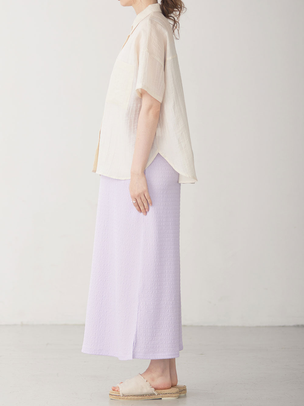 マタニティ ワンピース|【セット】シアーシャツ×授乳がらくちんなキャミワンピース　マタニティ・授乳服【出産後も長く使える】Rosemadame（ローズマダム）