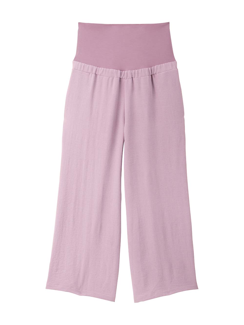 マタニティ パンツ|接触冷感ラクにはけるストレートパンツ マタニティ・産後 Rosemadame(ローズマダム)|パープル