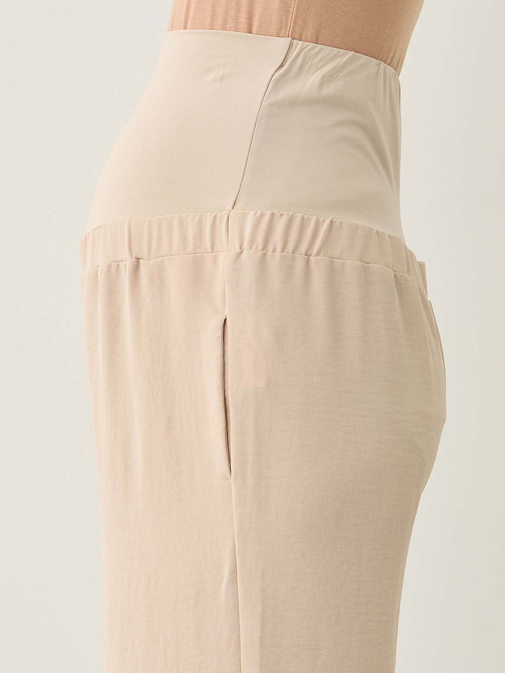 マタニティ パンツ|接触冷感ラクにはけるストレートパンツ マタニティ・産後 Rosemadame(ローズマダム)