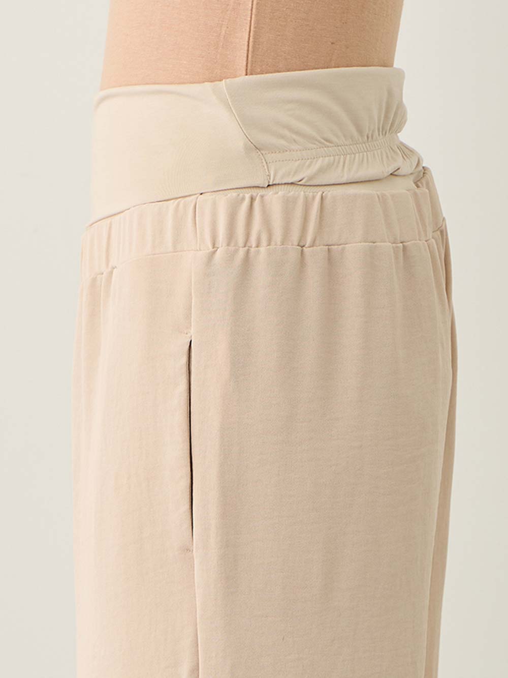 マタニティ パンツ|接触冷感ラクにはけるストレートパンツ マタニティ・産後 Rosemadame(ローズマダム)