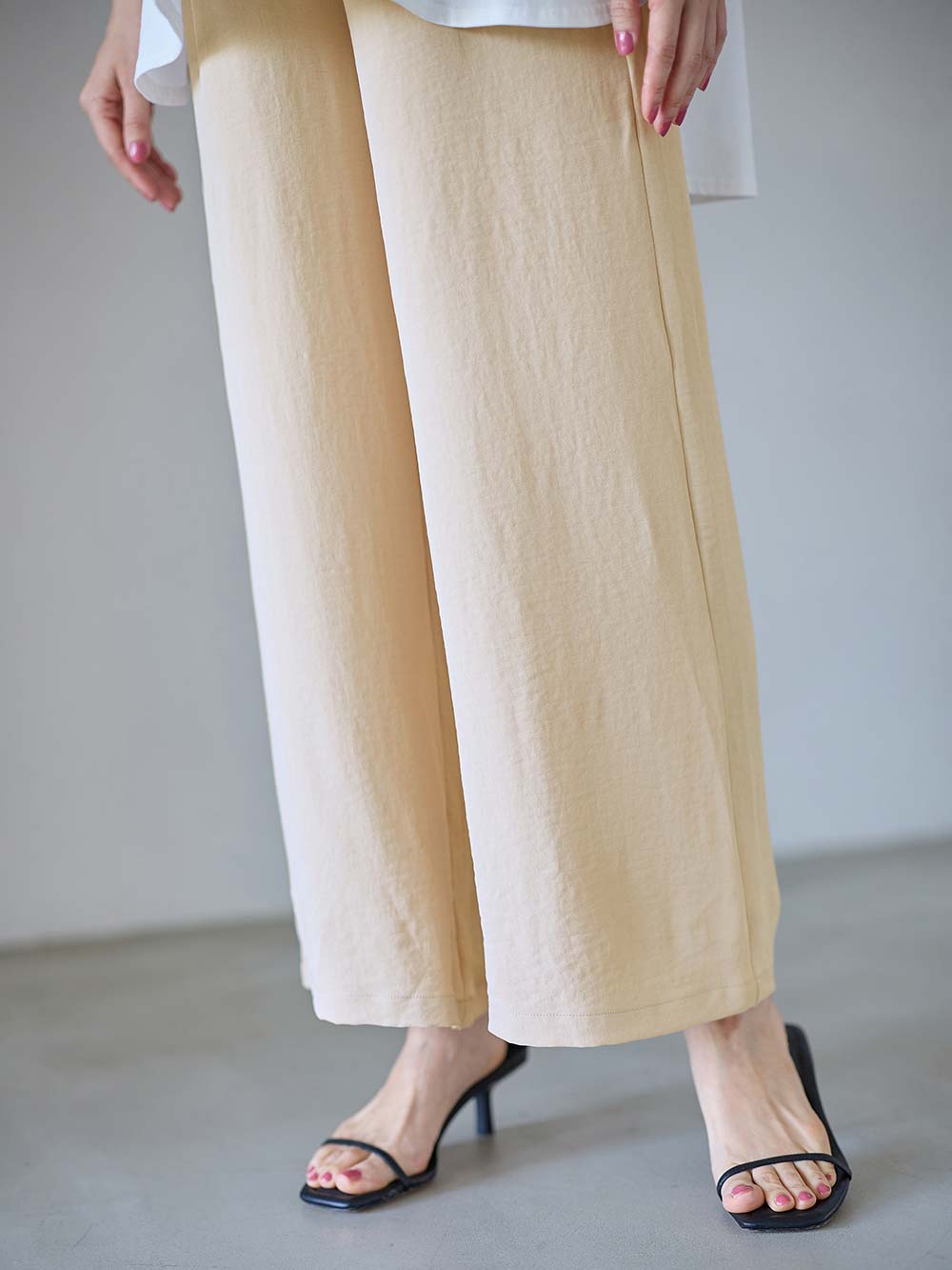 マタニティ パンツ|接触冷感ラクにはけるストレートパンツ マタニティ・産後 Rosemadame(ローズマダム)