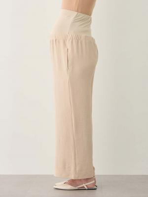 マタニティ パンツ|接触冷感ラクにはけるストレートパンツ マタニティ・産後 Rosemadame(ローズマダム)