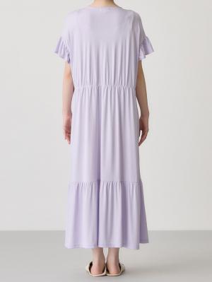 マタニティ パジャマ・ルームウェア|接触冷感天竺フリル袖ネグリジェ　マタニティ・授乳パジャマ　【出産後も長く使える】Rosemadame（ローズマダム）