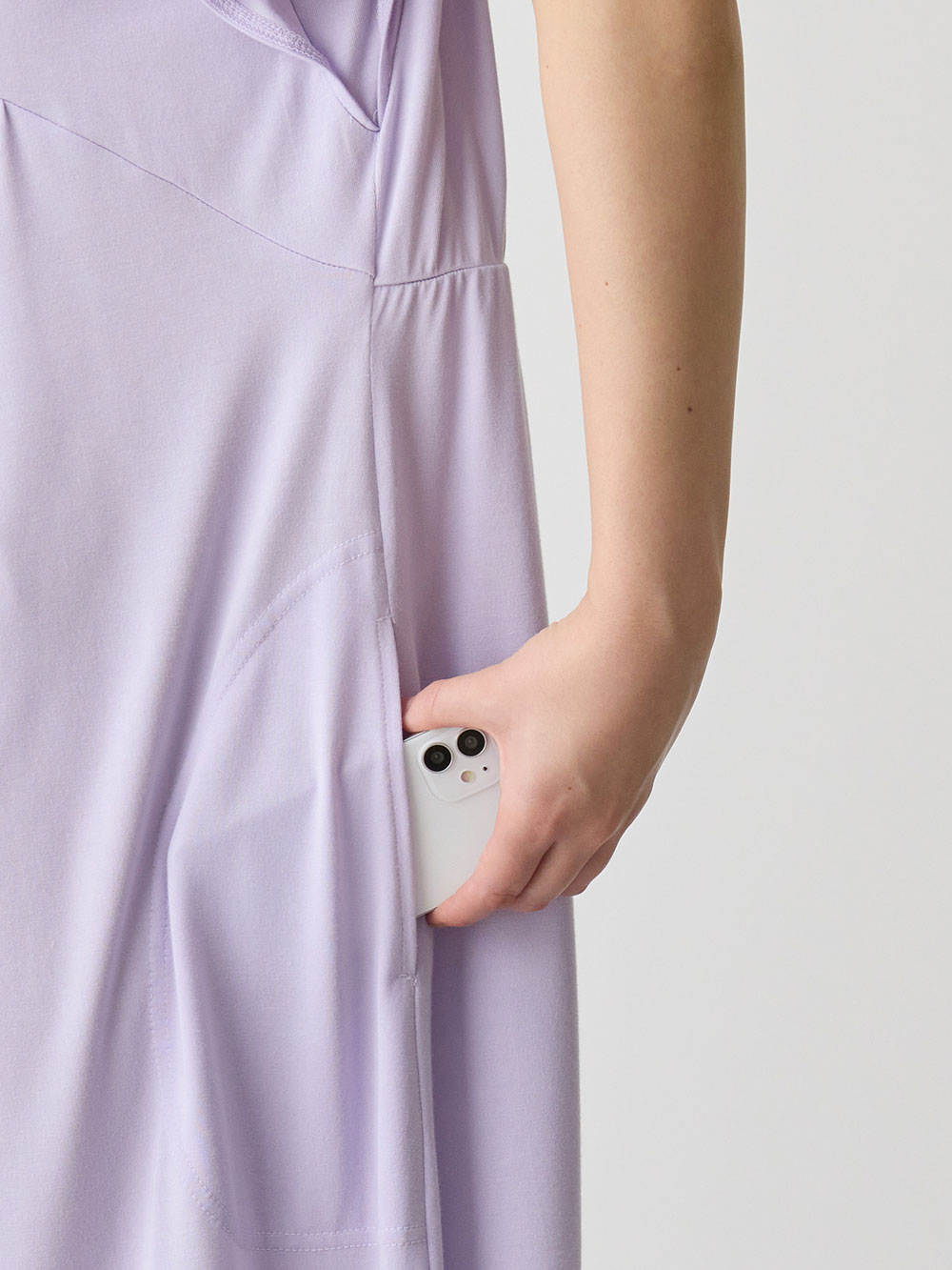 マタニティ パジャマ・ルームウェア|接触冷感天竺フリル袖ネグリジェ　マタニティ・授乳パジャマ　【出産後も長く使える】Rosemadame（ローズマダム）