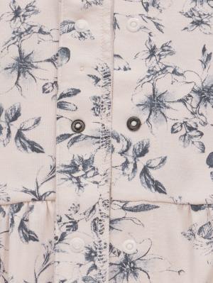 マタニティ パジャマ・ルームウェア|接触冷感天竺レトロ花柄フリル袖パジャマ　マタニティ・授乳パジャマ　【出産後も長く使える】Rosemadame（ローズマダム）