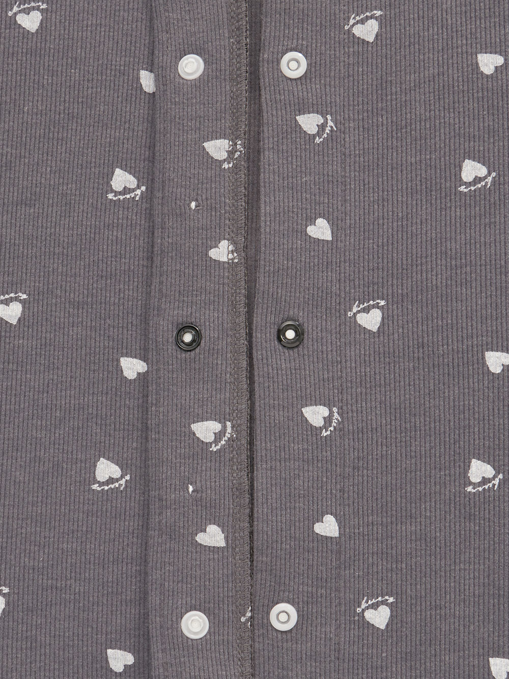 マタニティ パジャマ・ルームウェア|テレコハートプリントネグリジェ　マタニティ・授乳パジャマ　【出産後も長く使える】