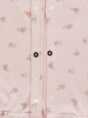 マタニティ パジャマ・ルームウェア|テレコ小花柄プリントティアードネグリジェ  マタニティ・授乳パジャマ 【出産後も長く使える】