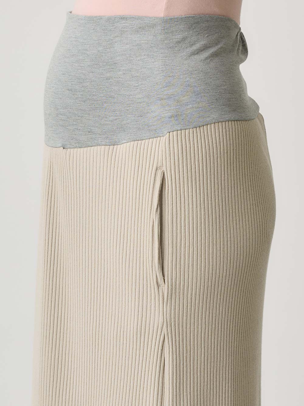 マタニティ スカート|らくちん綿混ナロースカート　マタニティ・産後【出産後も長く使える】fairy（フェアリー）