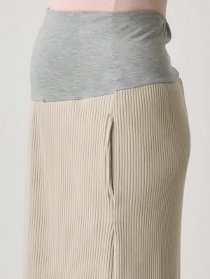 マタニティ スカート|らくちん綿混ナロースカート　マタニティ・産後【出産後も長く使える】fairy（フェアリー）