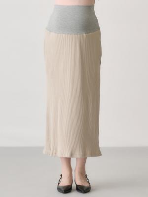 マタニティ スカート|らくちん綿混ナロースカート　マタニティ・産後【出産後も長く使える】fairy（フェアリー）