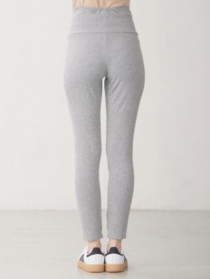 マタニティ パンツ|冷感リブらくちんレギンス　マタニティ・産後【出産後も長く使える】fairy（フェアリー）